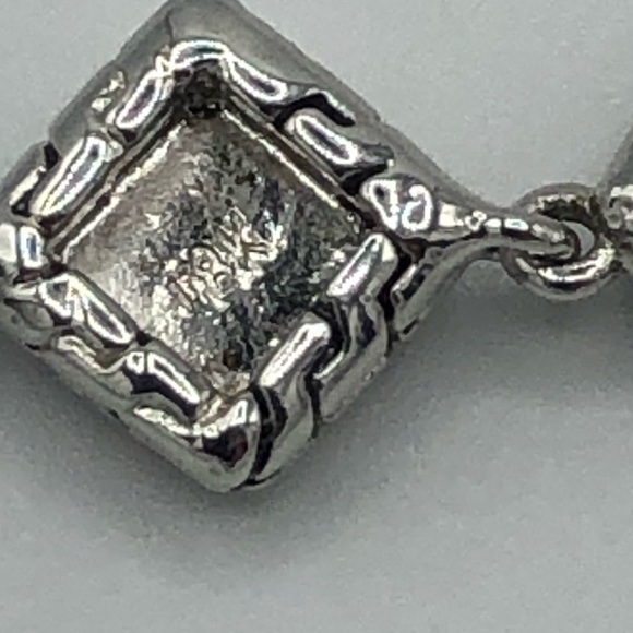 18k Station Dangle Earrings - Picture 6 of 7